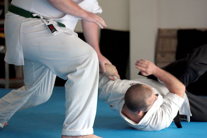 takedown using aikido