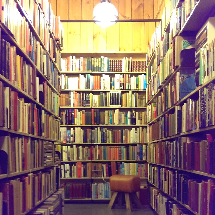 quiet nook in a book store