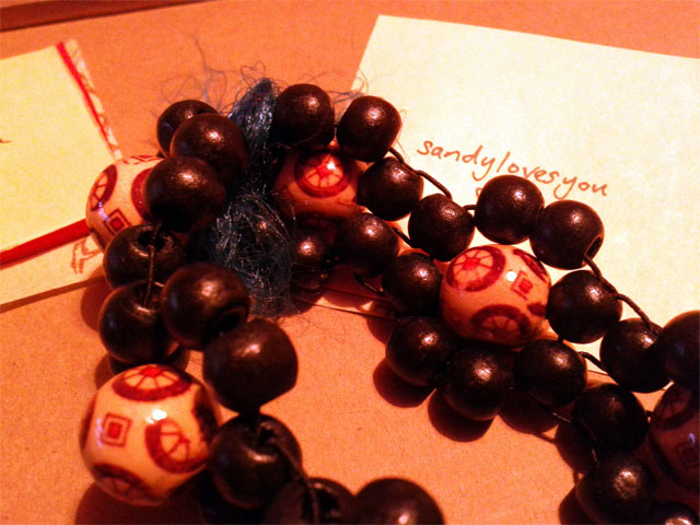 beads close-up