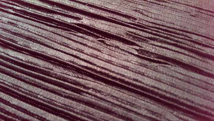 black pleated polyester