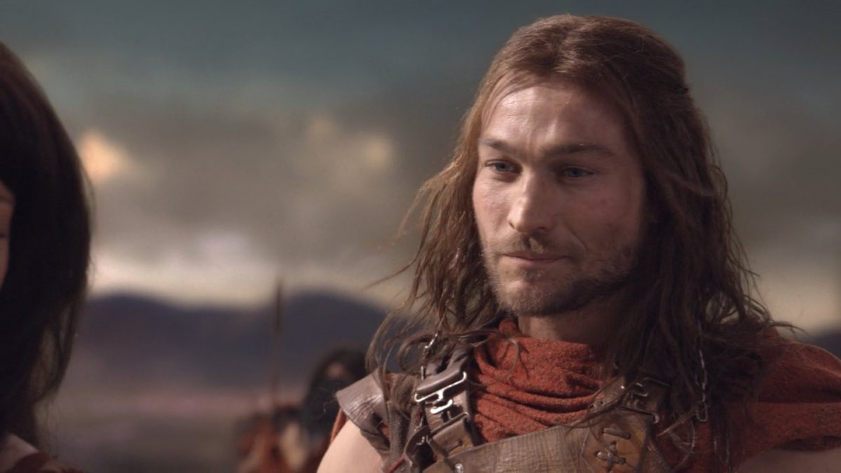 Spartacus played by the late Andy Whitfield. © STARZ