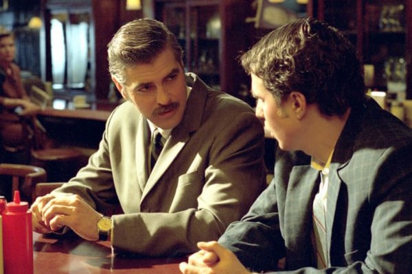 George Clooney and Sam Rockwell in Confessions of a Dangerous Mind